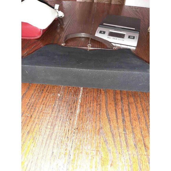 Vintage Melbourne Bags Black Velvet Frame Purse Bag Handbag - Picture 6 of 10